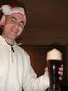 Andy Weihnachtsmann mit Bier