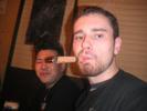 Masaki and Jason cigar