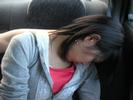 Minami sleeping