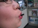 Yoshiko eating bug3