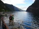 Marius og Rune innerst i fjorden