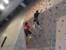 Robert and Serban speed climbing